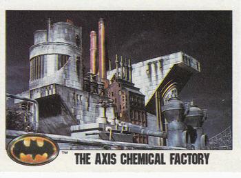 1989 Topps Batman The Axis Chemical Factory #26 card