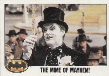 1989 Topps Batman The Mime of Mayhem! #55 card