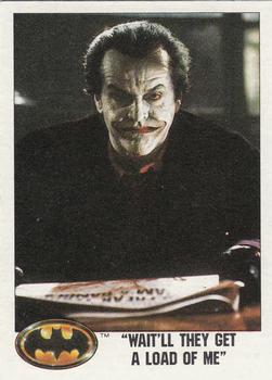 1989 Topps Batman Wait'll They Get a Load of Me #44 card