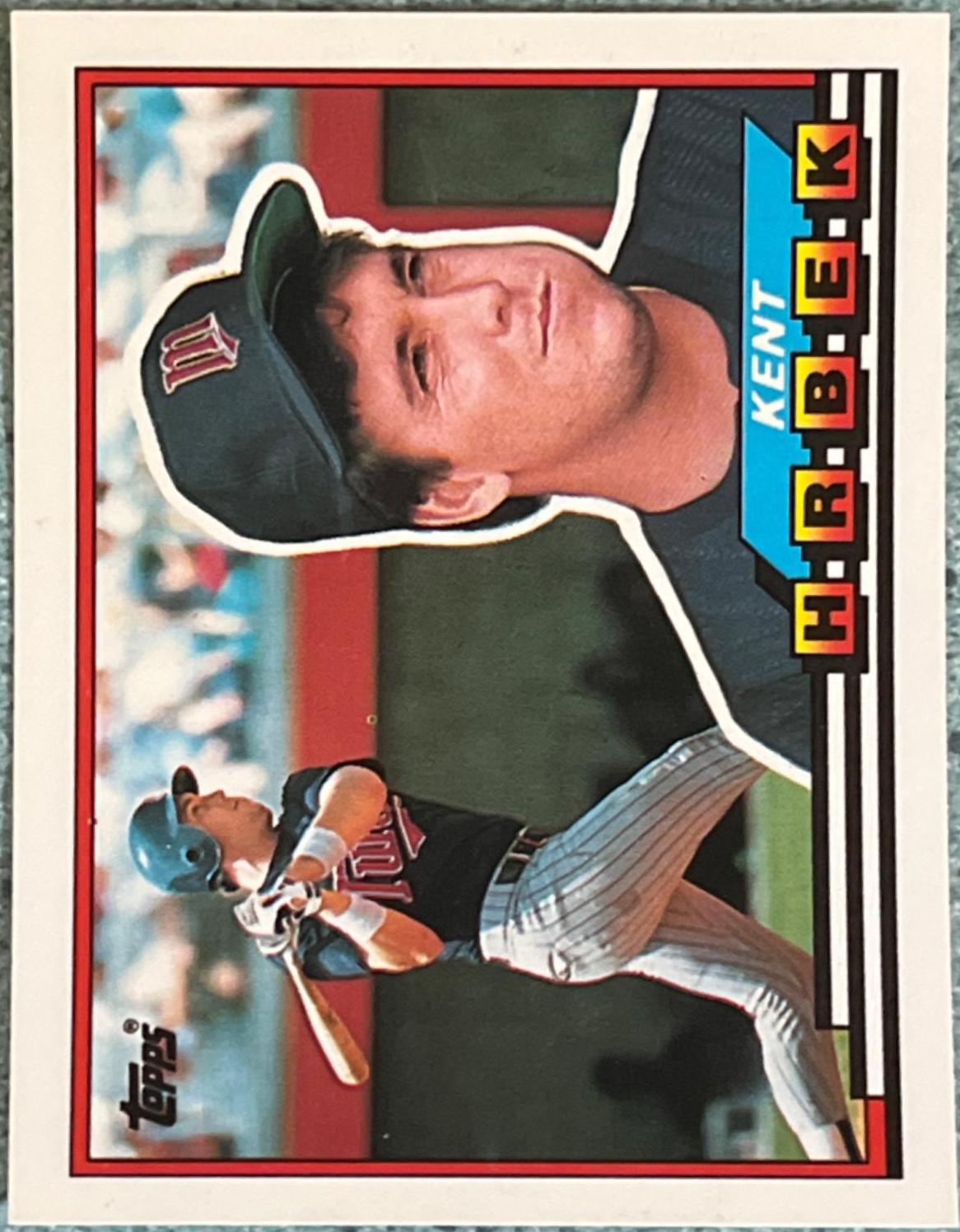 1989 Topps Big Kent Hrbek #209 card