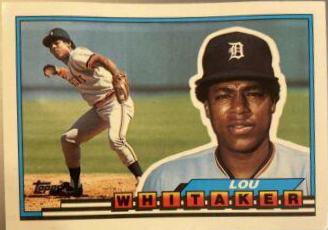 1989 Topps Big Lou Whitaker #22 card