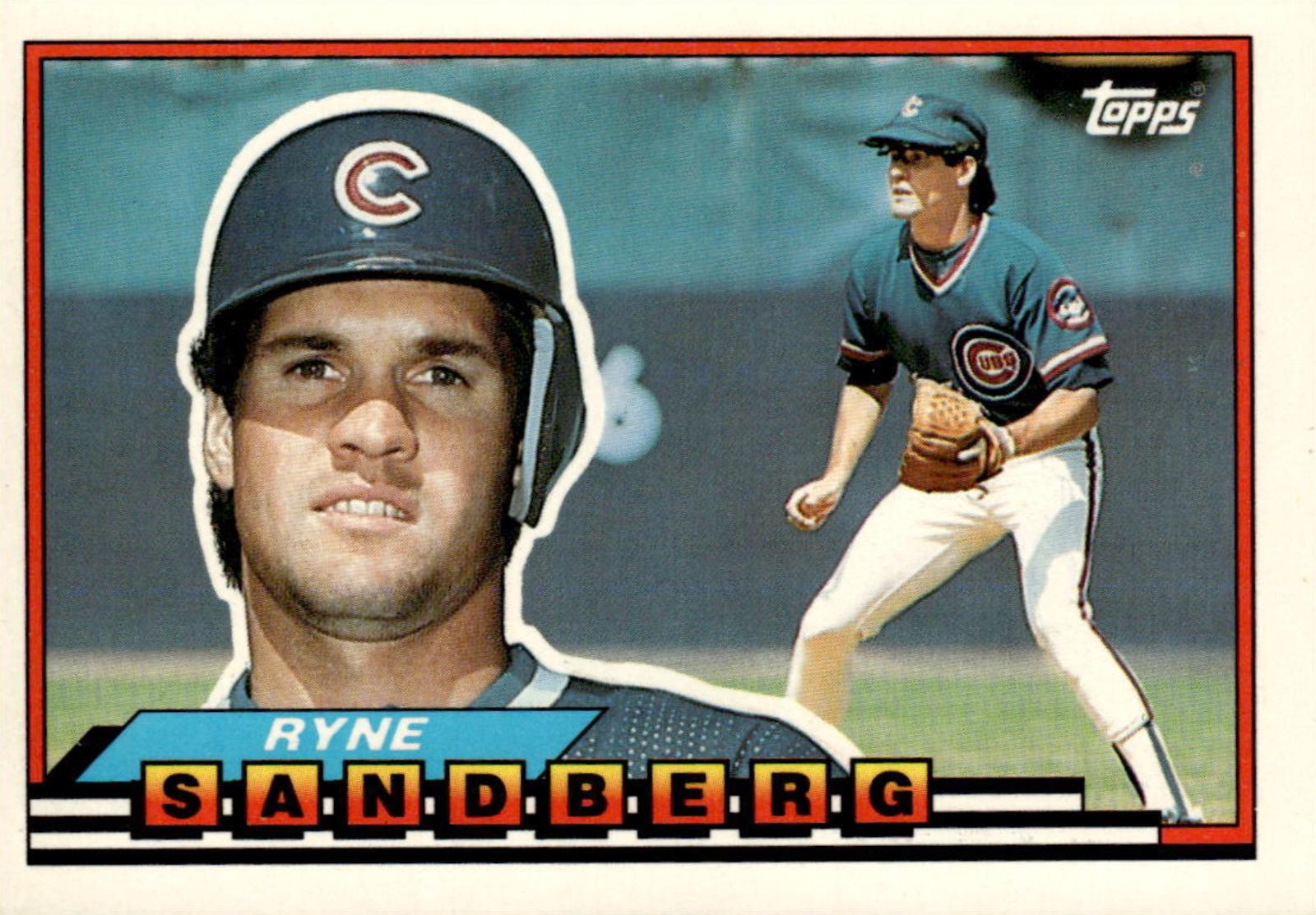 1989 Topps Big Ryne Sandberg #212 card