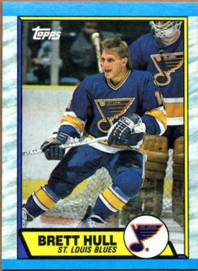 1989 Topps Brett Hull #186 card