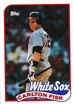 1989 Topps Carlton Fisk #695 card