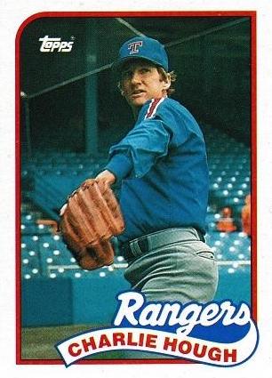 1989 Topps Charlie Hough #345 card