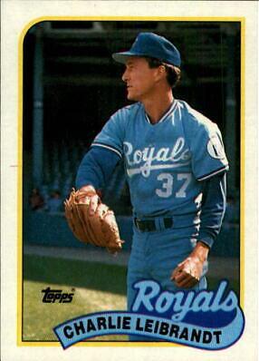 1989 Topps Charlie Leibrandt #301 card