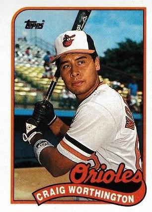 1989 Topps Craig Worthington #181 card