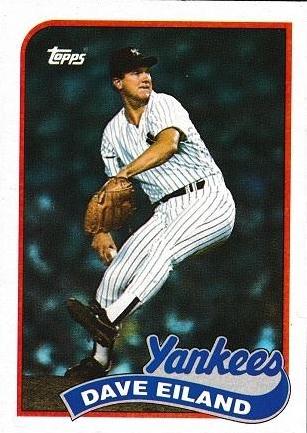 1989 Topps Dave Eiland #8 card