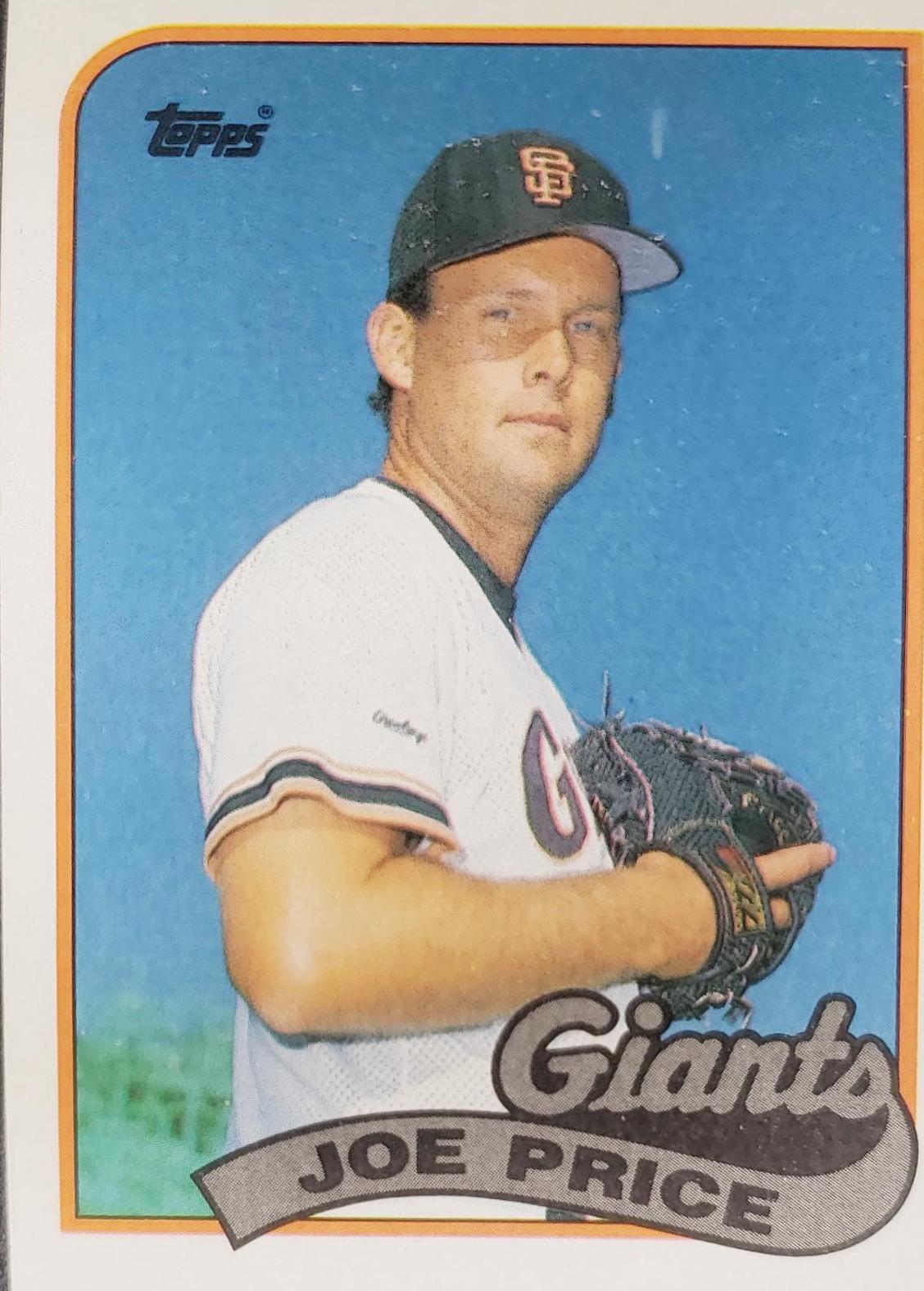 1989 Topps Joe Price #217 card