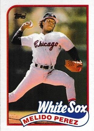 1989 Topps Melido Perez #786 card
