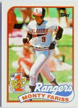 1989 Topps Monty Fariss #177 card