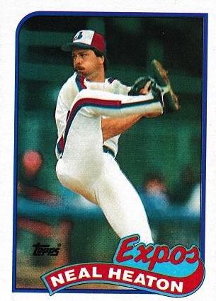 1989 Topps Neal Heaton #197 card