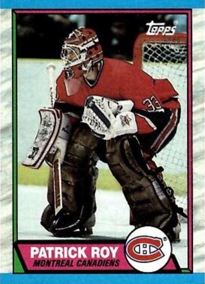 1989 Topps Patrick Roy #17 card