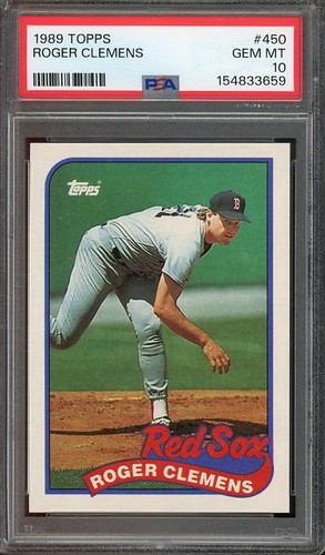 1989 Topps Roger Clemens #450 card