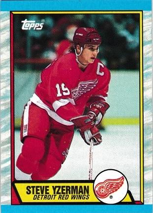 1989 Topps Steve Yzerman #83 card
