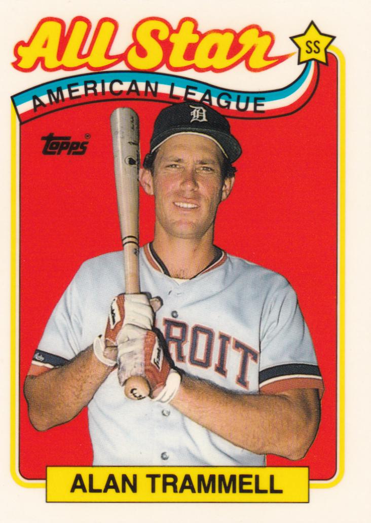 1989 Topps Tiffany Alan Trammell [All Star] #400 card