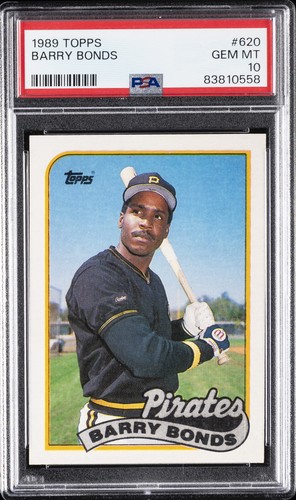 1989 Topps Tiffany Barry Bonds #620 card