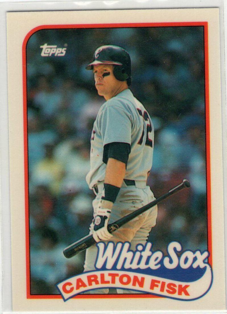 1989 Topps Tiffany Carlton Fisk #695 card