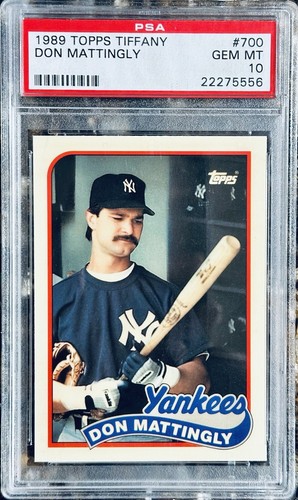 1989 Topps Tiffany Don Mattingly #700 card