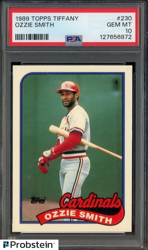 1989 Topps Tiffany Ozzie Smith #230 card