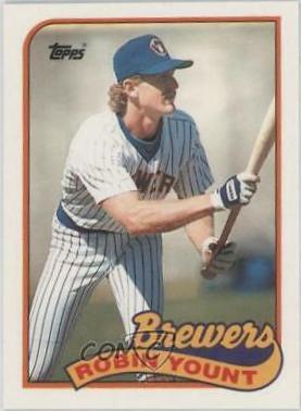 1989 Topps Tiffany Robin Yount #615 card