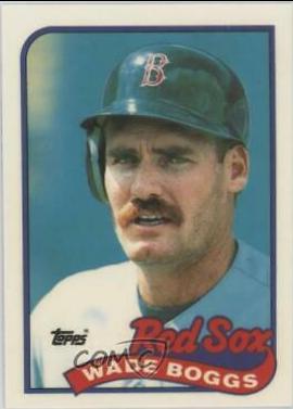 1989 Topps Tiffany Wade Boggs #600 card