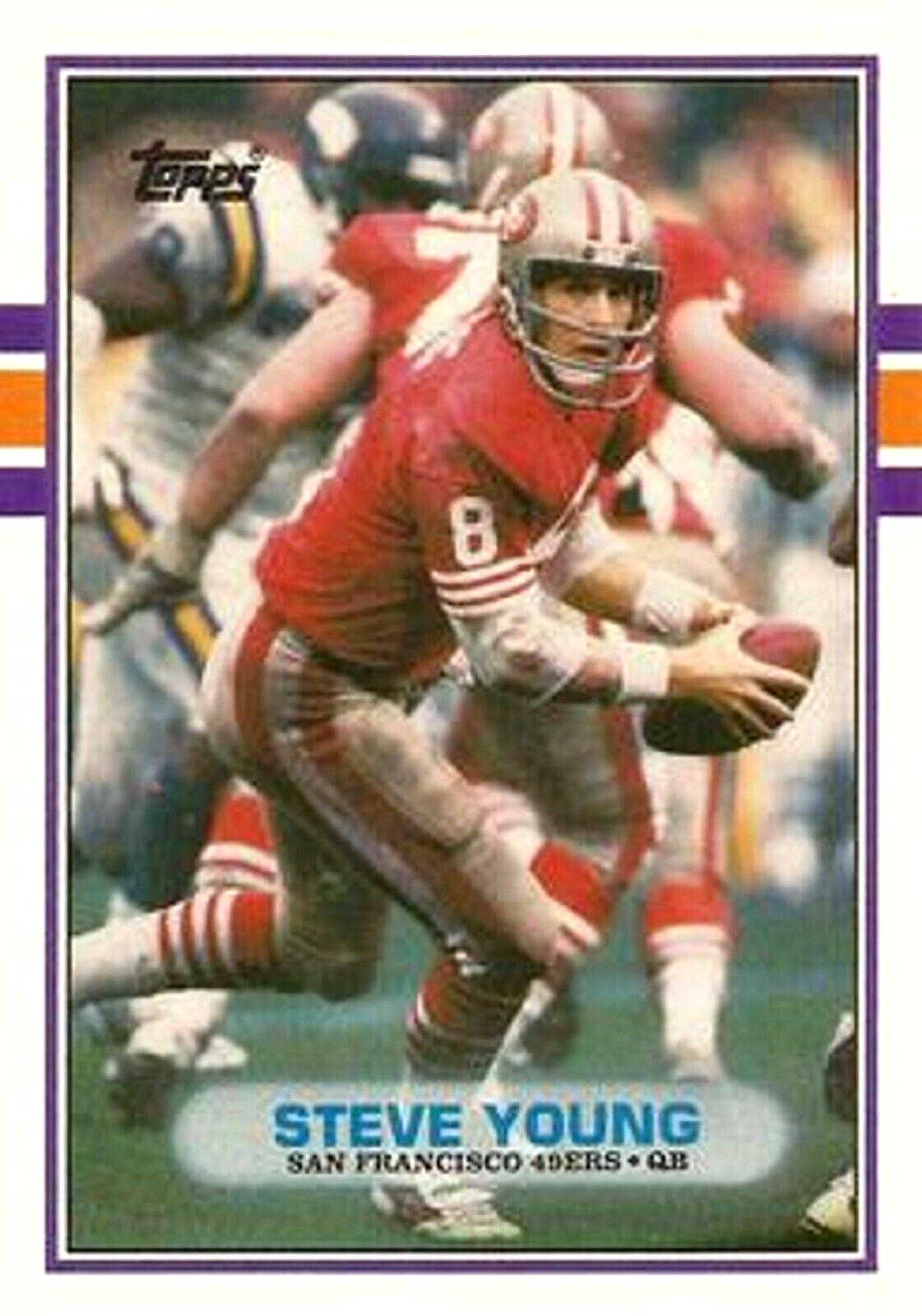 1989 Topps Traded Steve Young #24T card