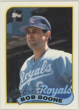 1989 Topps Traded Tiffany Bob Boone #12T card