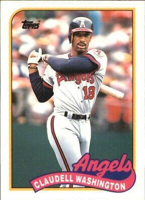 1989 Topps Traded Tiffany Claudell Washington #125T card