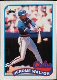 1989 Topps Traded Tiffany Jerome Walton #123T card