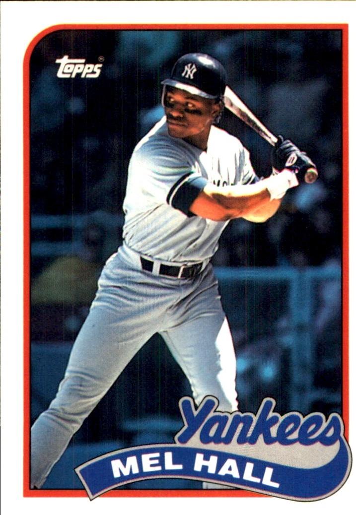 1989 Topps Traded Tiffany Mel Hall #44T card
