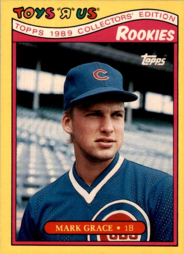 1989 Toys R US Rookies Mark Grace #12 card