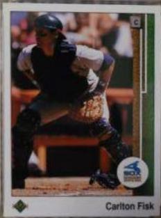 1989 Upper Deck Carlton Fisk #609 card