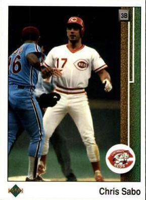 1989 Upper Deck Chris Sabo #180 card