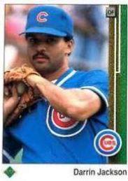 1989 Upper Deck Darrin Jackson #214 card