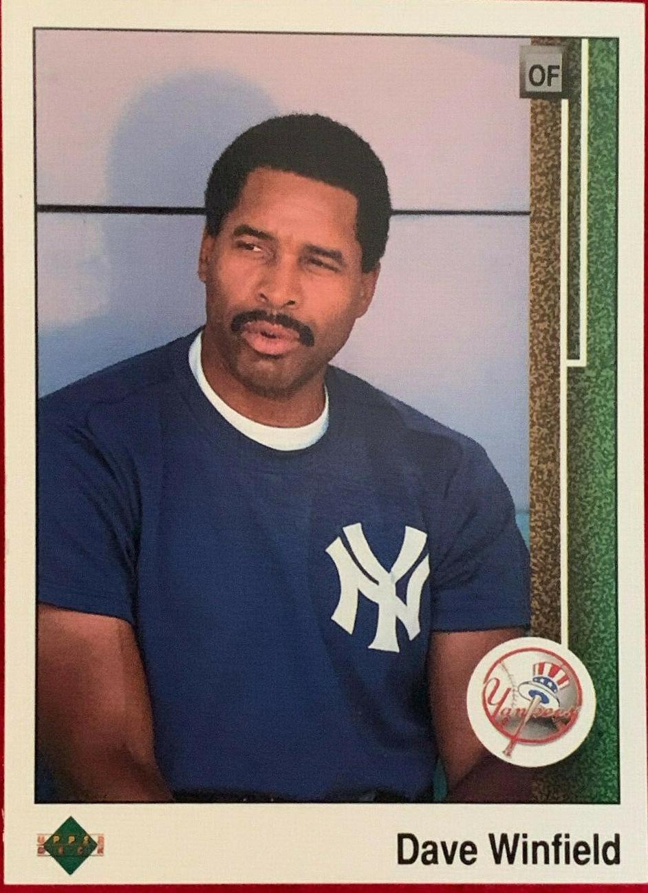1989 Upper Deck Dave Winfield #349 card