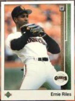 1989 Upper Deck Ernie Riles #497 card