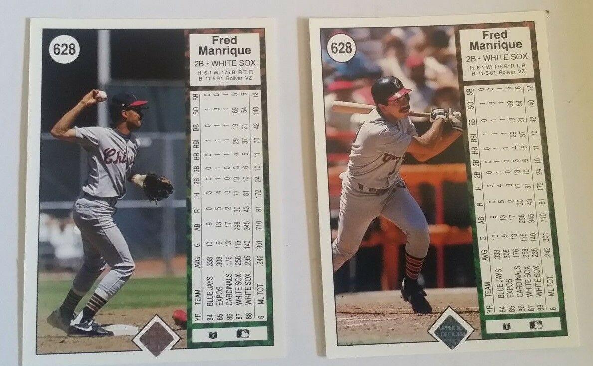 1989 Upper Deck Fred Manrique #628 card