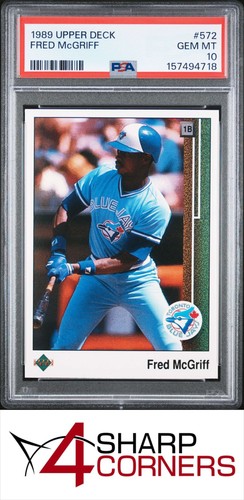 1989 Upper Deck Fred McGriff #572 card