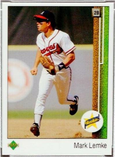1989 Upper Deck Mark Lemke #19 card