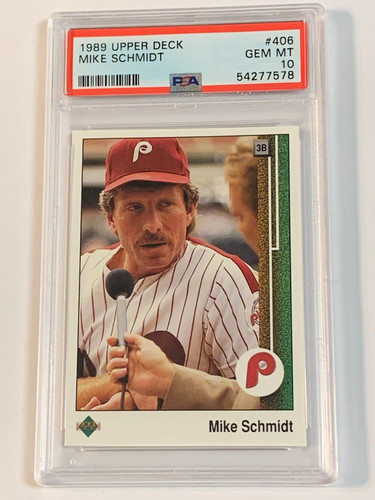1989 Upper Deck Mike Schmidt #406 card