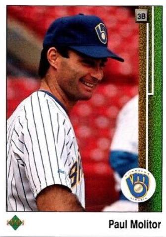 1989 Upper Deck Paul Molitor #525 card
