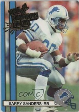 1990 Action Packed All Madden Barry Sanders #47 card