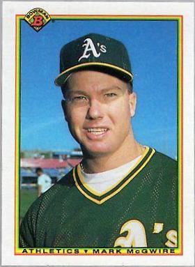 1990 Bowman Mark McGwire #454 card