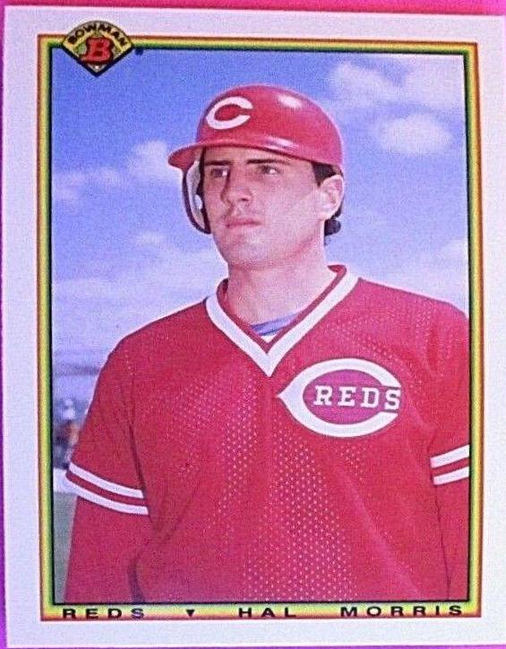 1990 Bowman Tiffany Hal Morris #57 card
