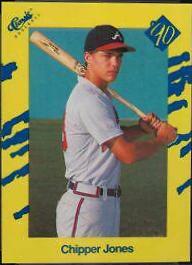 1990 Classic Chipper Jones #T92 card