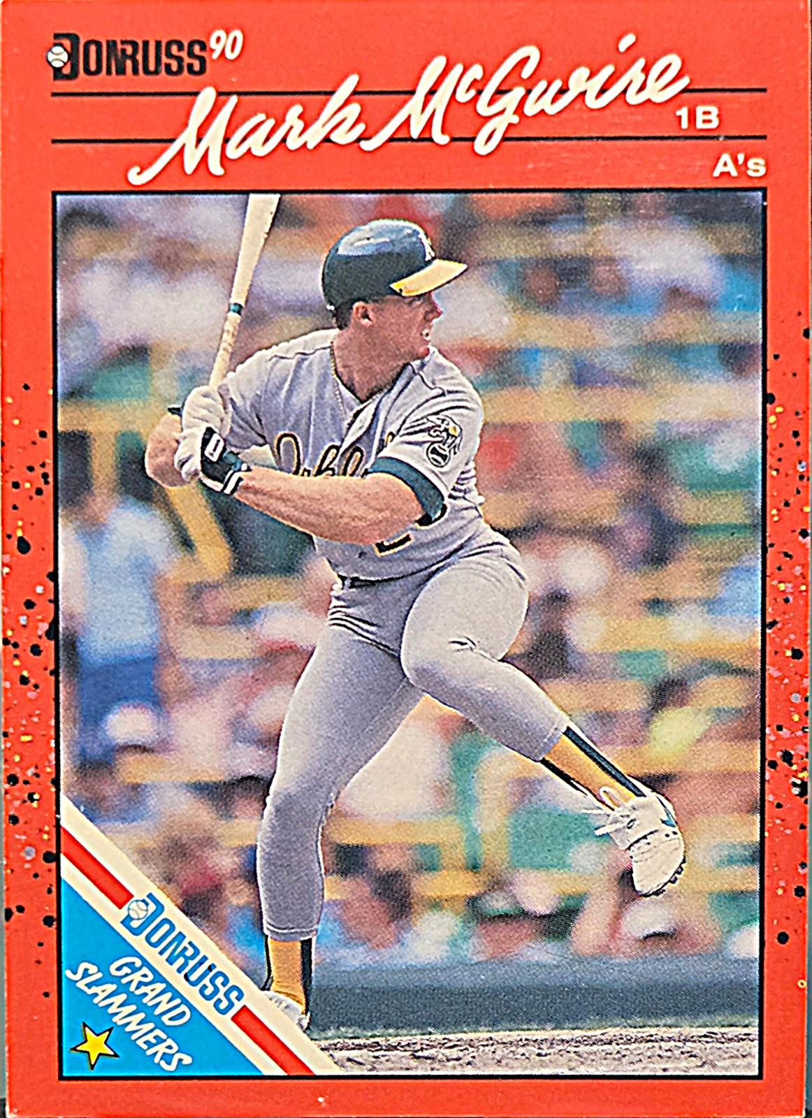 1990 Donruss Grand Slammers Mark McGwire #4 card