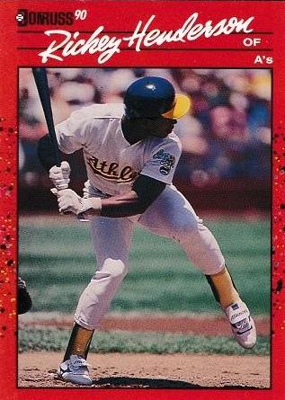 1990 Donruss Rickey Henderson #304 card