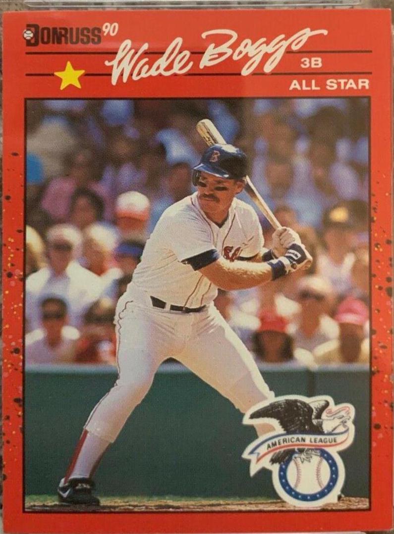 1990 Donruss Wade Boggs #712 card