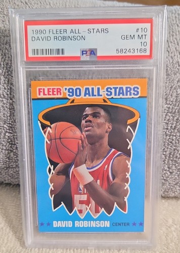 1990 Fleer All-Star David Robinson #10 card